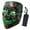 Grenn, variant on Halloween Mask Led Light Up Scary Mask for Festival Cosplay Halloween Masquerade Costume Parties Black