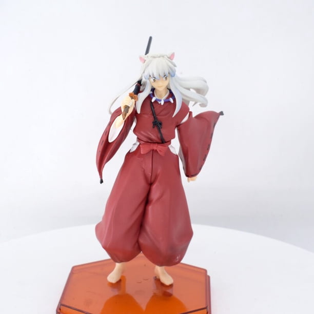 Figura DE ACCIÓN DE Inuyasha de 20cm, modelo coleccionable de PVC de Inuyasha kikysoo Sesshoumaru Higurashi Kagome Gong Bohan LED