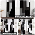 thumbnail image 2 of Cortinas opacas Tyrot, color negro y gris, 100% opacas, 213 x 213 cm, 2 of 7