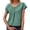 Green, variant on RMGVDSD Womens Tops Summer Sweater Women's Blouse Solid Color Button Fashion Short Sleeve Shirts Ladies Casual Knit Sweater /Blue
