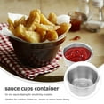 thumbnail image 6 of OFFIGAM Stainless Steel Dipping Cups Set, 4 Small Lightweight Sauce Bowls for Kitchen and Dining, 6 of 10