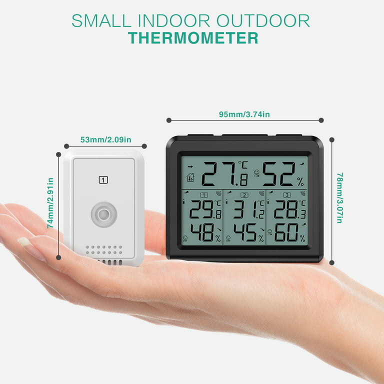 Cheap Indoor Outdoor Thermometer with Wireless Sensor Digital