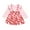 Pink, variant on Fesfesfes 70s Outfits For Kids Valentine's Day Baby Girls Rib Round-Neck Striped Blouses And Suspender Skirt Baby Fashion Two Piece Set 4-5 Years