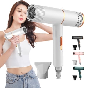 Iumwxz Coffee Mug Coupe de café Séchoir à cheveux haute puissance Séchoir pour cheveux Maison Sèche-cheveux Combustion à vent chaud Salon de coiffure Peigne Blowing Machine à café Blanc Plastique Mon ordre