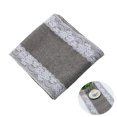 thumbnail image 7 of Rustic Burlap Table Runner with White Lace Trim, Wedding & Party Tablecloth Decor, Farmhouse Style, 30 x 275 cm Grey, 7 of 7