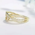 thumbnail image 4 of K-KED Luxury Women Wedding Ring 925 Silver Filled Ring Cubic Zircon Sz 6-10-7, 4 of 6