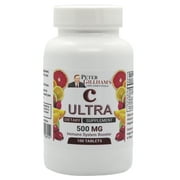 Vitamin C Ultra 500mg, 100 tablets (with Bioflavinoids, Rutin, Rosehip) Peter Gillham's Life Essentials