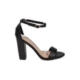 thumbnail image 2 of New Women Breckelles Devie-01 PU Open Toe Ankle Strap Chunky Heel Sandal, 2 of 5