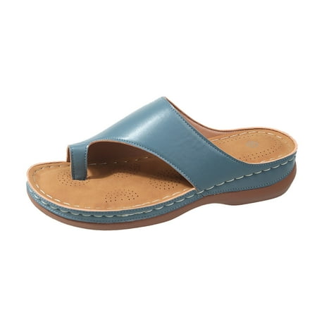

YUHAOTIN Travel Slippers for Women Foldable with Case Summer Fashion Solid Color Slip on Beach Sandals Casual Simple Flat Shoes Slippers for Women Indoor Washable Bulk