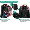 PetAmi Deluxe Pet Carrier Backpack, Pink