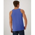 thumbnail image 3 of Hanes Unisex Garment Dyed Cotton Tank Deep Forte Blue 3XL, 3 of 7