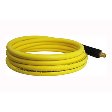 MaxWorks 80784 Hybrid Polymer 1/4" x 25 Ft Air Hose All Weather Lightweight No-Memory Non-Kinking 300 PSI Maximum