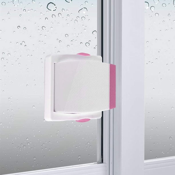 Cerradura para puerta corrediza de vidrio, paquete de 4 cerraduras para ventanas corredizas de seguridad para bebés para puertas de armario de patio a prueba de niños, no requiere herramientas de perf