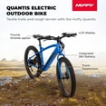 thumbnail image 3 of Huffy 24" Quantis 36V Electric Bike, Fits Riders 4'8" - 5'8", Matte Cobalt, Adult, Unisex, 3 of 15
