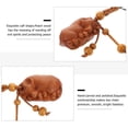 thumbnail image 3 of Zodiac Ox Bag Pendant for Decoration Use 1Pcs Peach Wood Ox Keychain, 3 of 5