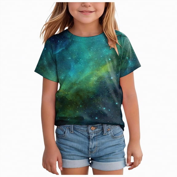 Toddler Girls Soft Cotton Short Sleeve T-Shirts 24 Months 2t 3t 4t 5t 6t 7t Kids Casual Summer Tops Crew Neck Basic Daily Wear Tees Gibobby,4-5 Years ,Dark Blue