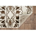 thumbnail image 3 of Linon Home DÃ©cor Elegance Area Rug Collection, White and Brown, 8' x 10', 3 of 5