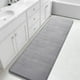 thumbnail image 1 of Alfombra de baño Yimobra, espuma viscoelástica, 72 x 24 cm, antideslizante, lavable, color gris, 1 of 7
