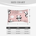 thumbnail image 6 of Bingfone Panda Flying In The Sky Between Clouds And Star Standard Size Pillowcase, Long Staple Pure Cotton Envelope Closure Pillow Cover(without pillow core),20"X30", 6 of 9