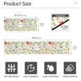 thumbnail image 3 of Yayeee Faucet Mat for Kitchen Sink 30" Diatomite Long Splash Guard Pad, Watercolor Wildflowers Pattern, 3 of 7