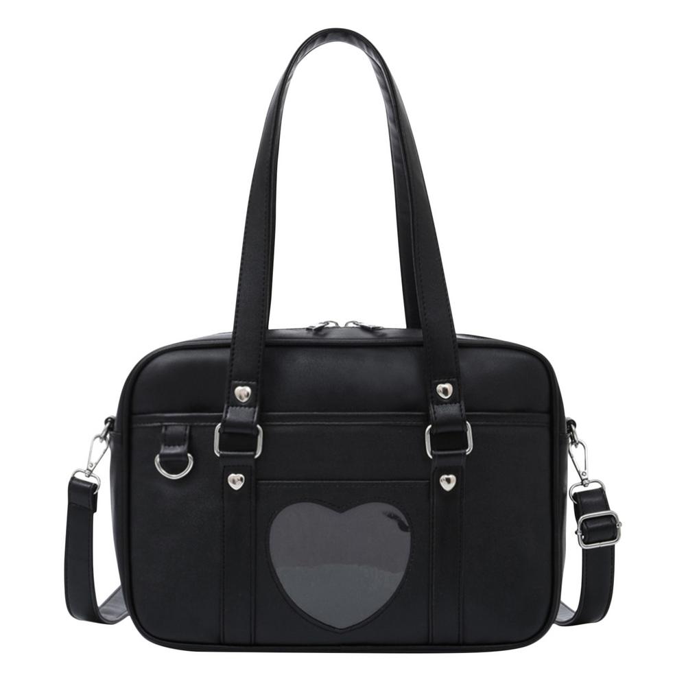 Women Handbag Japanese Style Heart Shape School Handbags JK Bags Girls Lolita Shoulderbag Cosplay Anime Tote Bag Women Handbag Japanese Style Heart Shape School Handbags JK Bags Girls Lolita Shoulderbag Cosplay Anime Tote Bag