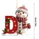 thumbnail image 3 of Adornos navideños, adornos navideños, regalos navideños, 26 letras, decoración para árbol de Navidad, colgante, adornos para árbol de Navidad, adornos navideños DIY, decoración navideña, decoración co, 3 of 9