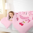 thumbnail image 5 of Homewish Girls Personalized Gifts Queen Comforter Set,Bowknot Latter C Bedding Sets,Cartoon Bow Tie Ribbon Bedding Comforter Set For Girls Teens,Lightweight Room Decoration Reversible,3 Pieces, 5 of 9
