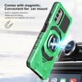 thumbnail image 5 of 6goodeals Series For Nokia Style+ 5G, Nokia G400 5G Phone Case with Tempered Glass Screen Protector, Full-Body [Military-Grade], Magnetic Car Mount Ring Holder, Heavy-Duty Case - Green, 5 of 7