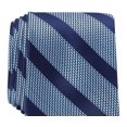 thumbnail image 2 of Perry Ellis Portfolio Mens Brookford Satin Striped Neck Tie Blue O/S, 2 of 3