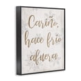 thumbnail image 3 of Stupell Industries Rustic Lodge Cariño Hace Frio Afuera Black Framed Giclee Art, 11 x 14, by Lil' Rue, 3 of 8