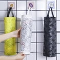 thumbnail image 4 of Wall-Mounted Kitchen Garbage Bag Organizer, Large Printed Grocery Bag Holder, Pull-Out Plastic Bag Dispenser for Home Storage and Pantry D#145 Yellow, 4 of 7