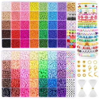 Funtopia Bracelet Making Kit, Glass Seed Beads for Jewelry Making Kit, 60  Colors 21600 Pcs+ Friendship Bracelets Kit with Letter Beads for DIY, Art  and Craft Kit, Christmas Gift for Kids, 3mm 