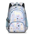 thumbnail image 2 of Golden Retriever Dog with Cherry and Rainbow Backpack for School,Cute School Bag,Schoolbag with Adjustable Shoulder Straps & Padded Back,16.9 Inch, 2 of 5