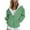 Green, variant on Lindreshi Zip up Hoodies for Women Plus Size Women's Fashion Casual Halloween Print Zip Hood Long Sleeve Pocket Jacket Top