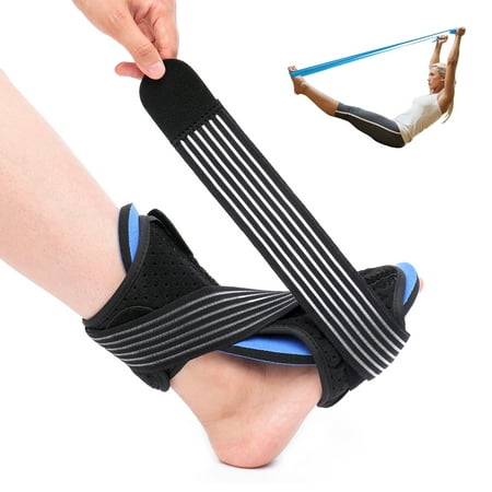 OUTERDO Plantar Fasciitis Night Splint - Achilles Tendonitis Night Splint Adjustable Foot Drop Boot for Both Feet, Foot Brace Effective Relief from Plantar Fasciitis (Best Athletic Shoes For Achilles Tendonitis)