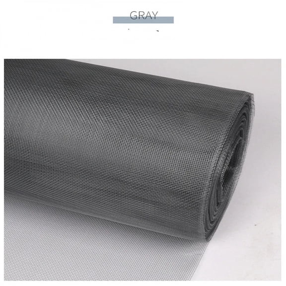 1PC Glass Fiber Dense Mosquito Screen Thick Mosquito Screen Window Grey Invisible Door Mesh