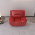 thumbnail image 5 of Uspridefurniture Sanuel 47.3" Wide Faux Leather Club Chair, Red, 5 of 5