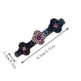 thumbnail image 3 of Fiudx Pinza para El Cabello de Cuatro Hojas, Elegante Accesorio de Diamantes de Imitación Acrílicos, Pinza Lateral Fácil de Usar, Perfecta para Flequillo y Cabello Suelto, Ideal para Bodas, Fiestas y, 3 of 6