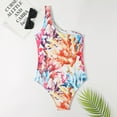 thumbnail image 5 of Women's One Piece Swimsuits Pink Tummy Control L, 5 of 9