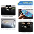 thumbnail image 2 of Baby Colorful Unicorns Car Windshield Sun Shade Foldable Car Front Window Visor Heat and UV Protection 53x23.5, 2 of 8