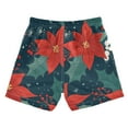 thumbnail image 7 of FORMRS Boys Swim Trunks Quick Dry Mesh Liner Boardshorts Sizes XS-XL, Christmas Berries, 7 of 7