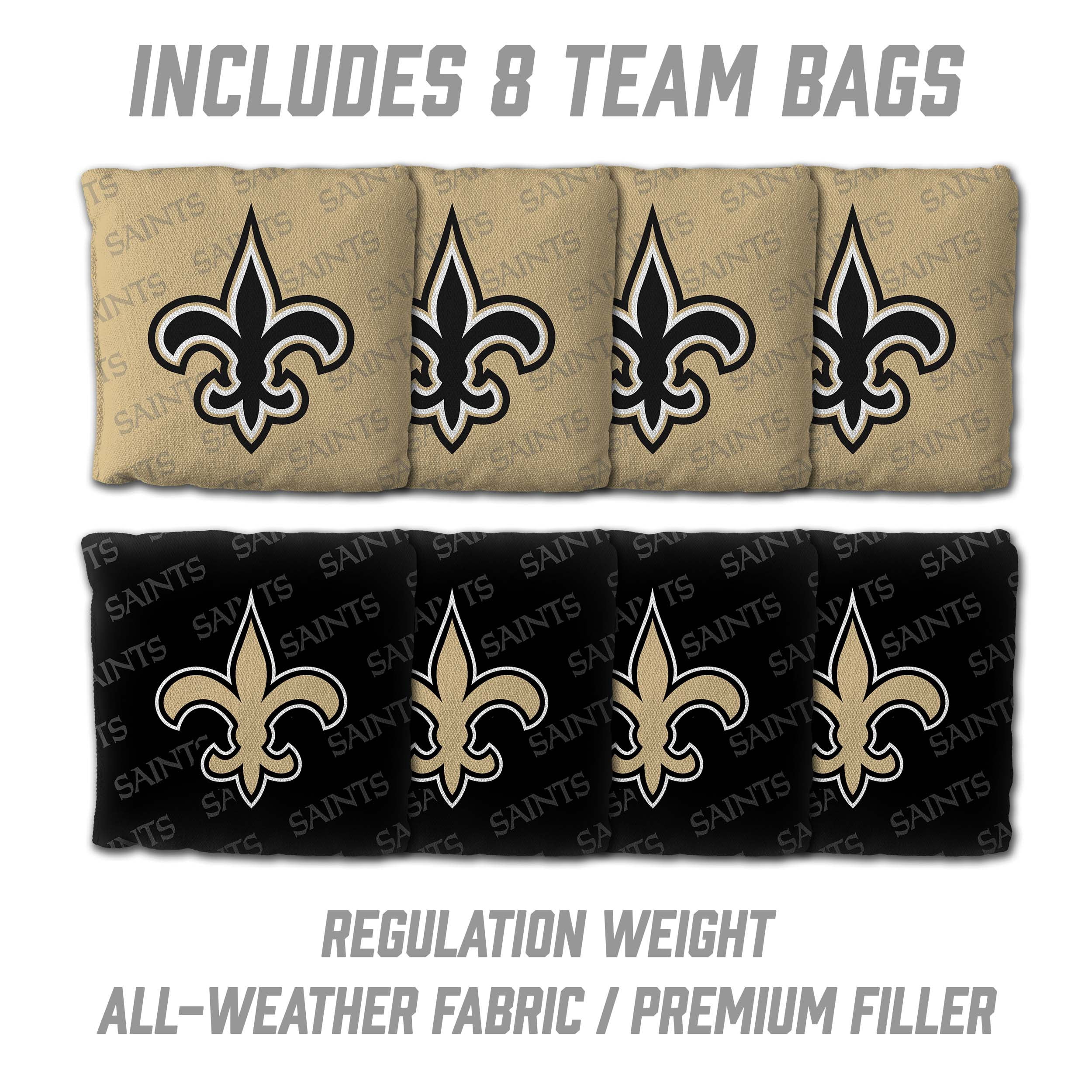 YouTheFan NFL New Orleans Saints 2' x 3' Cornhole Game