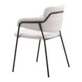 thumbnail image 4 of Marcel Dining Chair Cream Dining Chair, Modern Style, Shearling style fabric, Plywood, Indoor Dining, 4 of 13