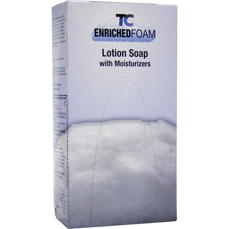 Rubbermaid Commercial, RCP450019, TC Refill 800ml Foam Lotion Soap, 6 / Carton, White, 27.1 fl oz (800 mL)