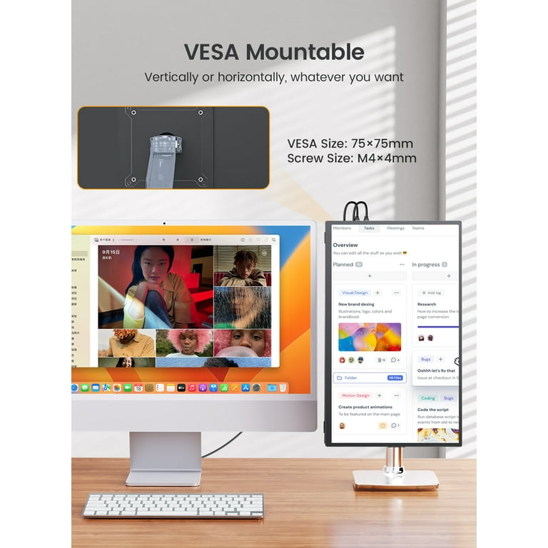 UPERFECT E6 Pro, 18.5'' FHD Lightweight Portable Touch Gaming