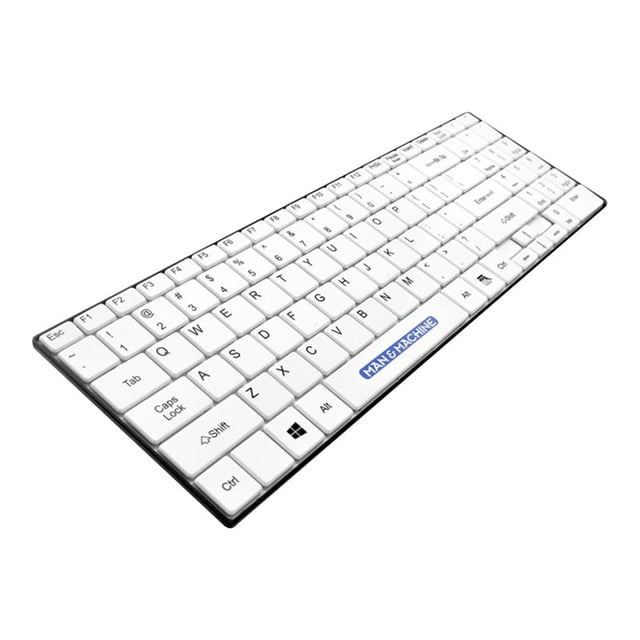 Man & Machine Its Cool - Keyboard - washable - USB - white