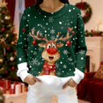 thumbnail image 2 of Festive Print Cozy Crewneck Pullover For – Seasonal Holiday Sweater With Stylish Pattern For Casual Wear, 2 of 5