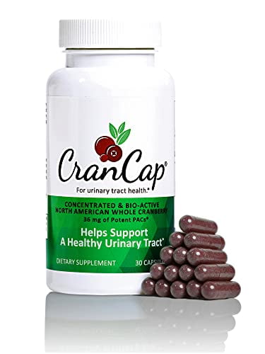 CranCap Cranberry 36mg 30 Capsules Urinary Tract Health Cranberries  Gluten Free, Vegan Friendly, Non-GMO,  USA