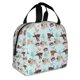 thumbnail image 2 of Fotbe Cute Pug Dogs Bolsa Térmica con Estampado y Forro de Aluminio Grueso Bolsa de Almuerzo con Bolsillo Frontal para Hombres y Mujeres, Ideal para Trabajo, Escuela, 2 of 8