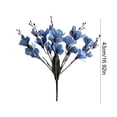 thumbnail image 3 of Linnome Spring Artificial Flower Decor Plastic Flower Branch for Wedding Home Table Festival Party Decoration 16.92in, 3 of 6